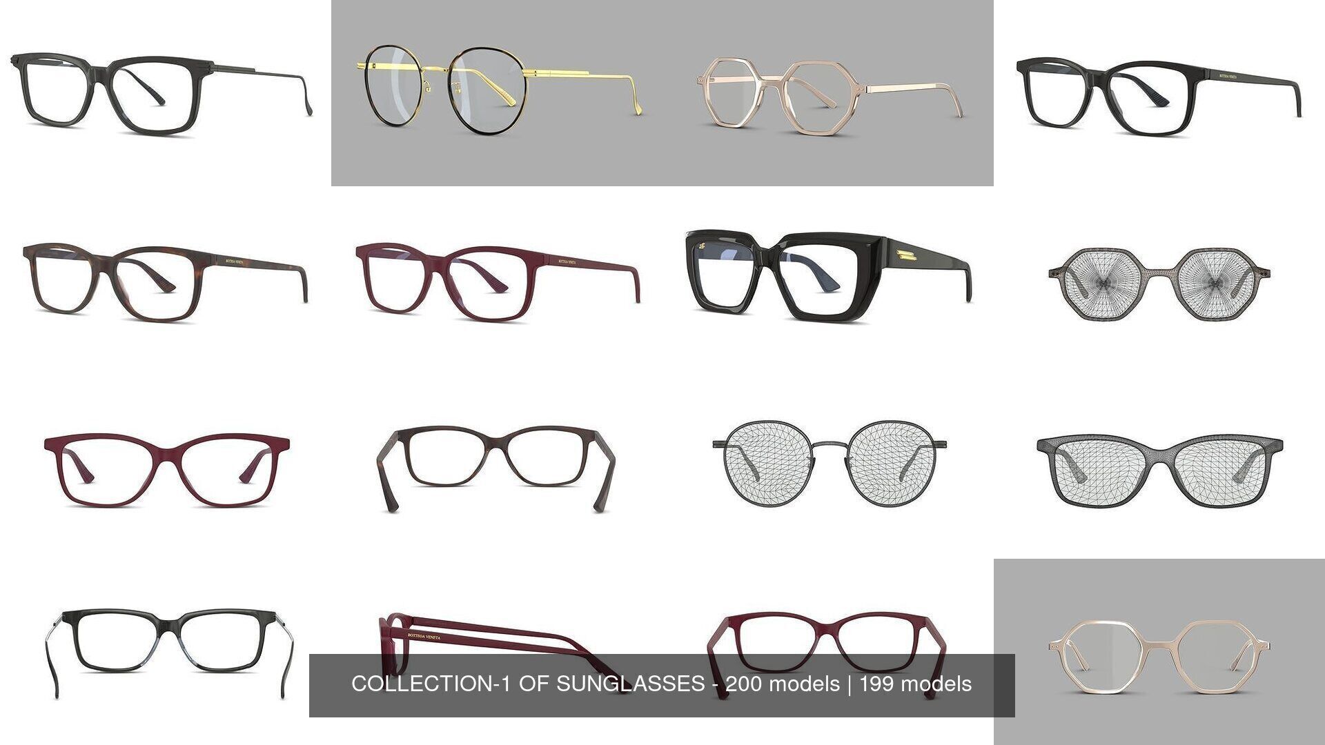 COLLECTION-1 OF SUNGLASSES - 200 models _41