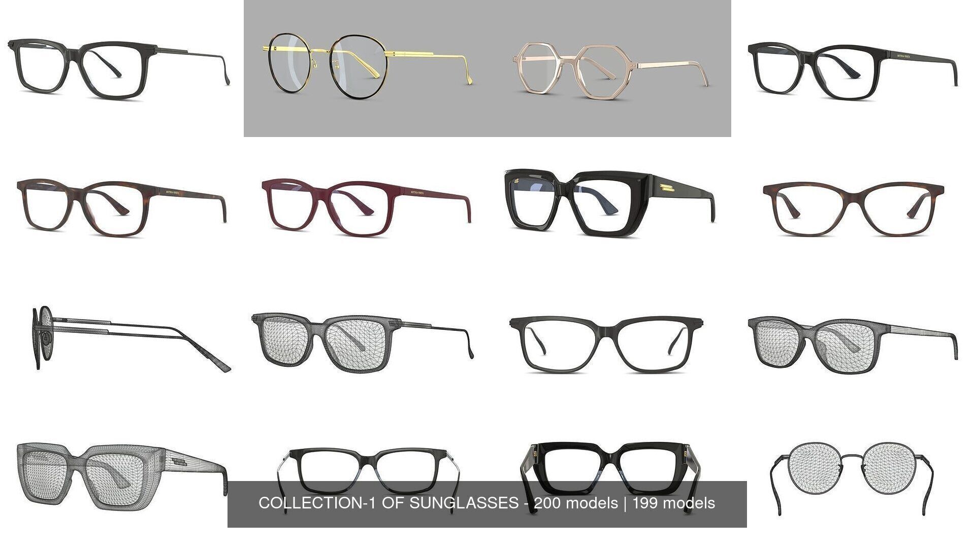 COLLECTION-1 OF SUNGLASSES - 200 models _42