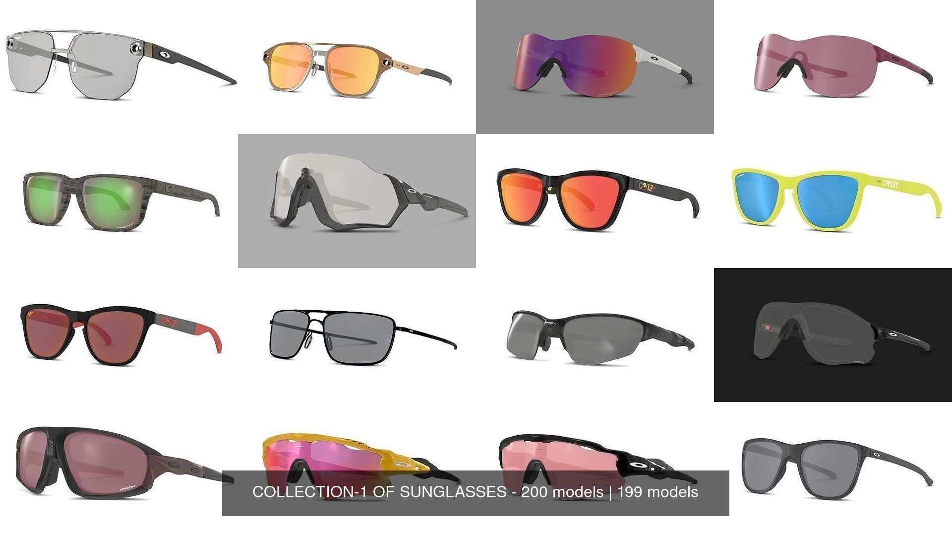 COLLECTION-1 OF SUNGLASSES - 200 models _16
