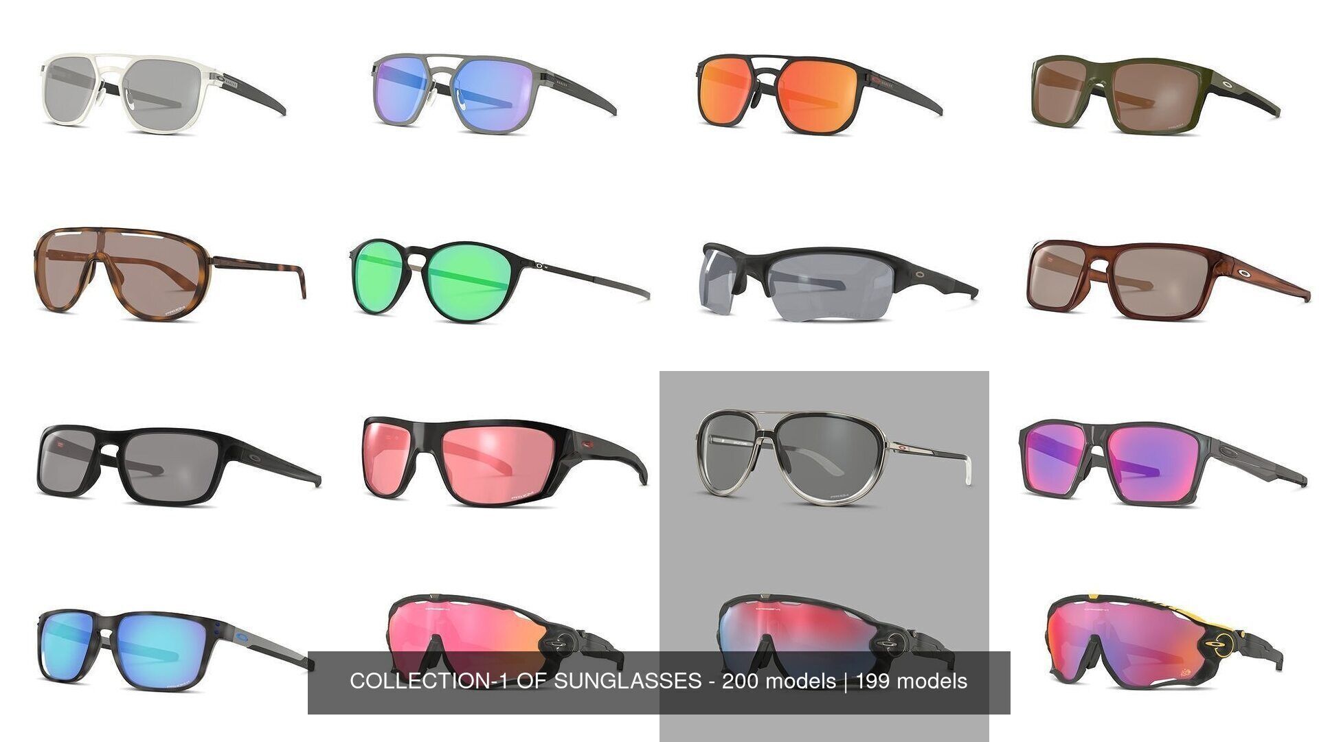 COLLECTION-1 OF SUNGLASSES - 200 models _20