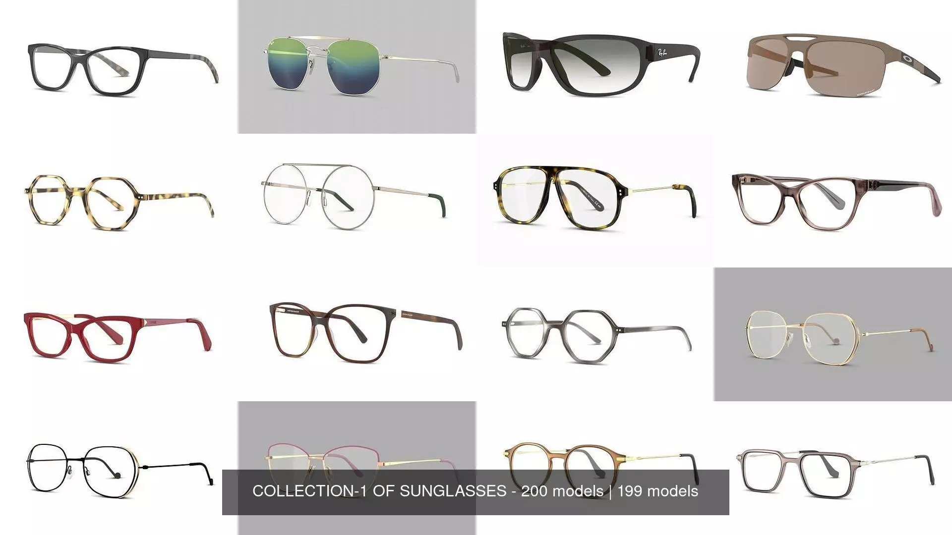 COLLECTION-1 OF SUNGLASSES - 200 models _2