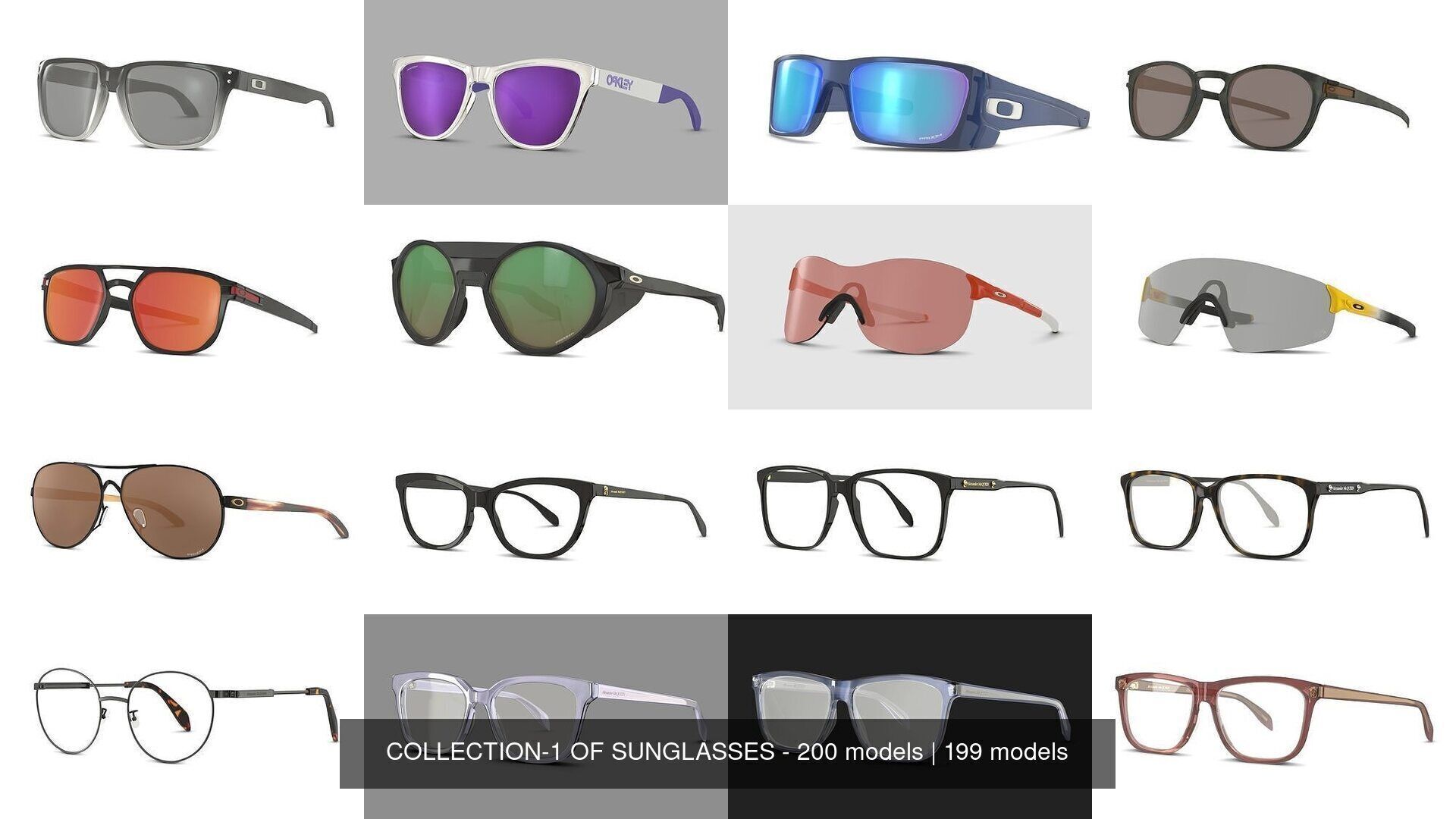 COLLECTION-1 OF SUNGLASSES - 200 models _32