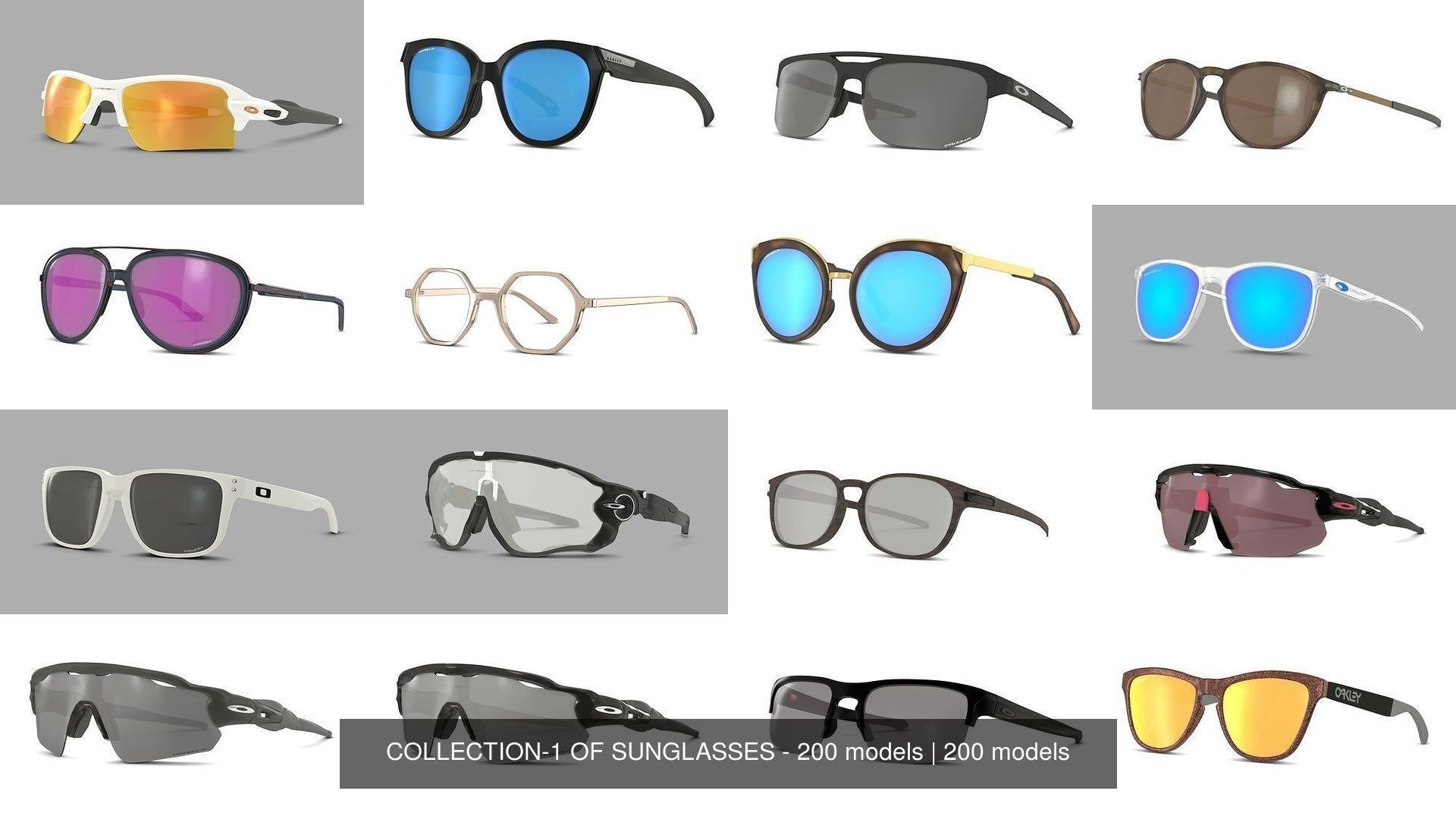 COLLECTION-1 OF SUNGLASSES - 200 models _12