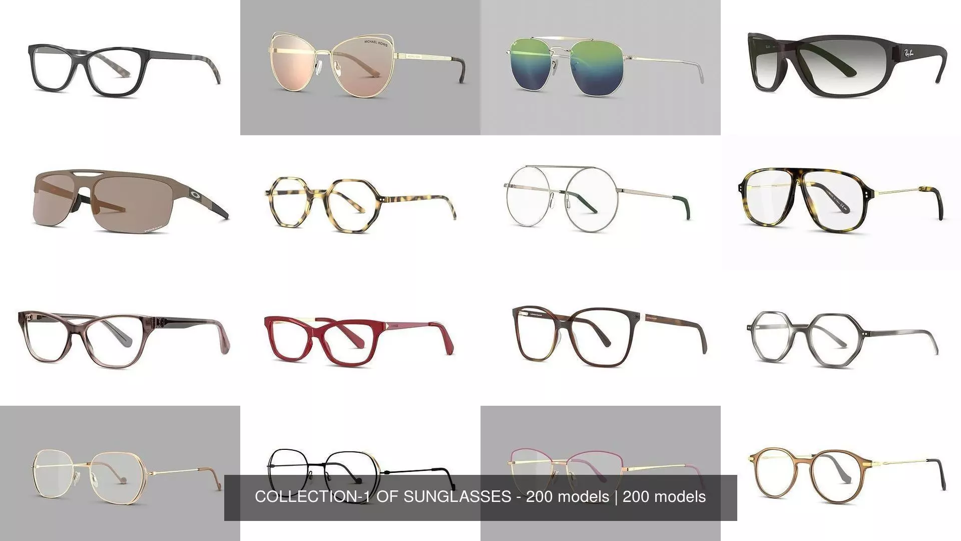 COLLECTION-1 OF SUNGLASSES - 200 models _0