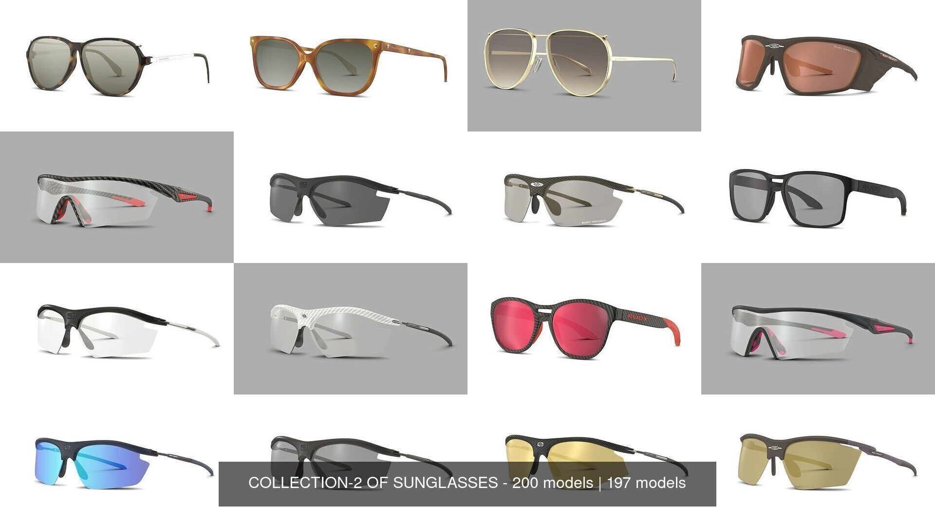 COLLECTION-2 OF SUNGLASSES - 200 models _35