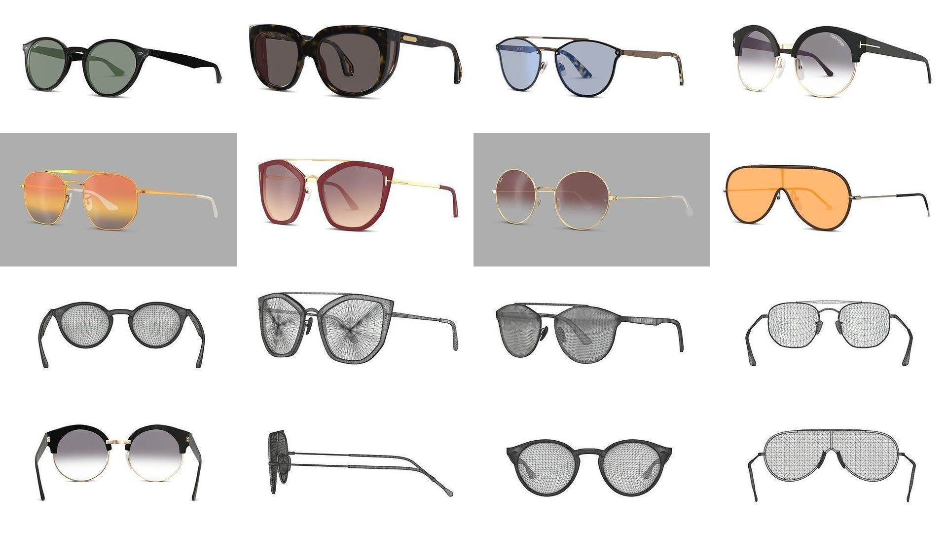 COLLECTION-2 OF SUNGLASSES - 200 models _78