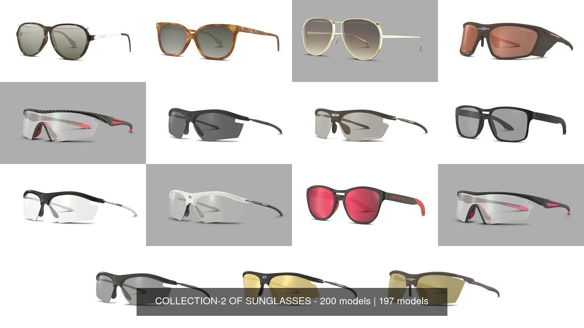 COLLECTION-2 OF SUNGLASSES - 200 models _34