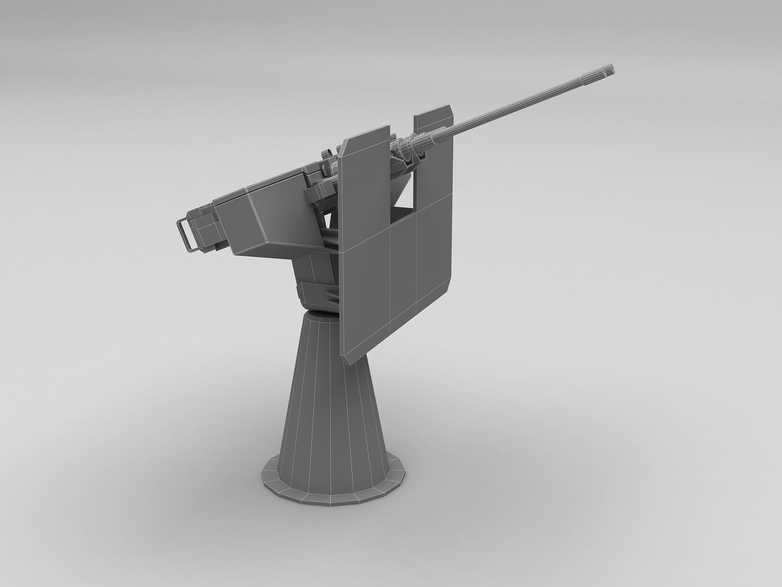 50 Caliber Machine Gun 3D model_7