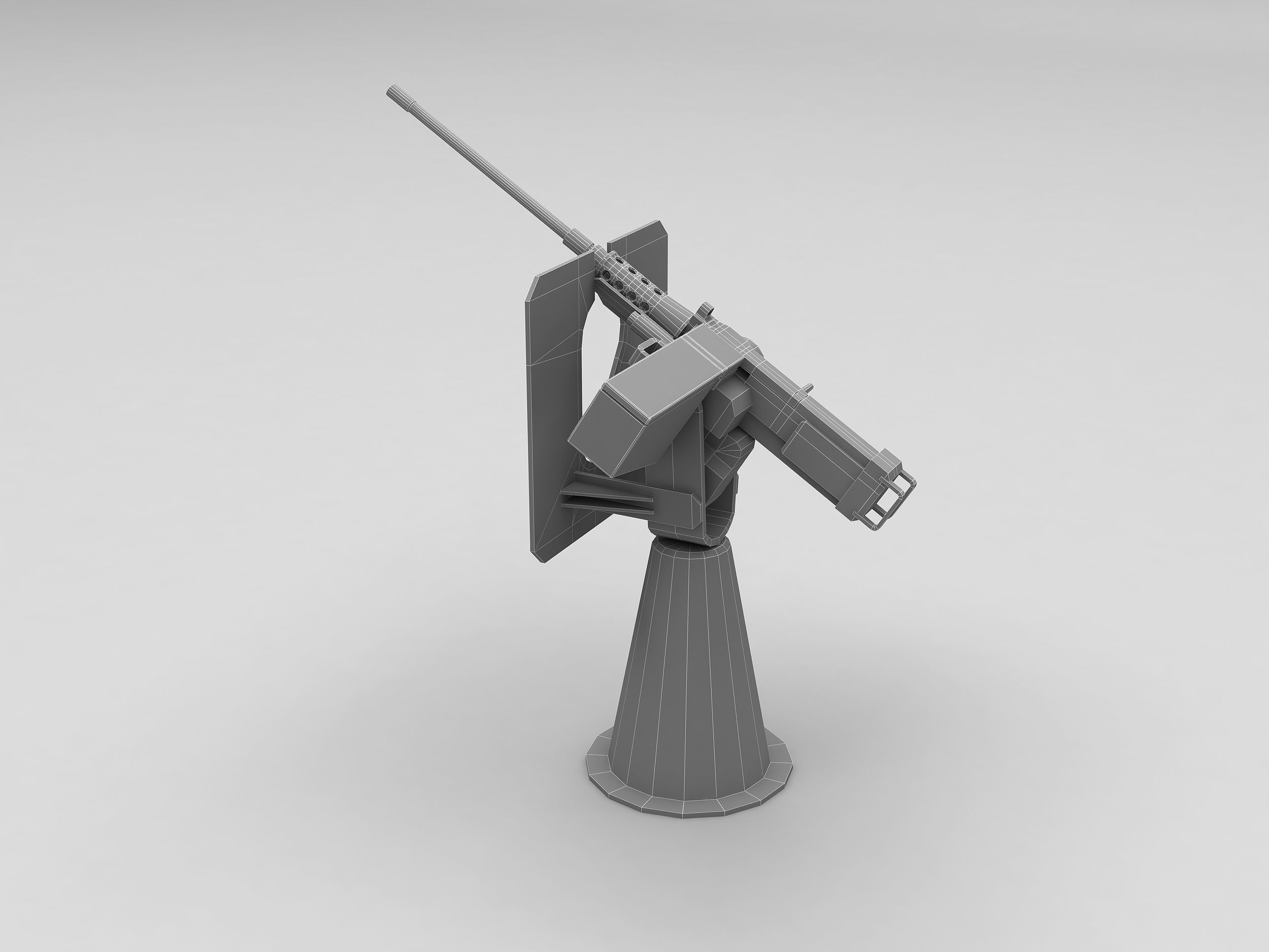 50 Caliber Machine Gun 3D model_9
