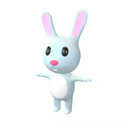 Cartoon Animals Rabbit Character v1 003