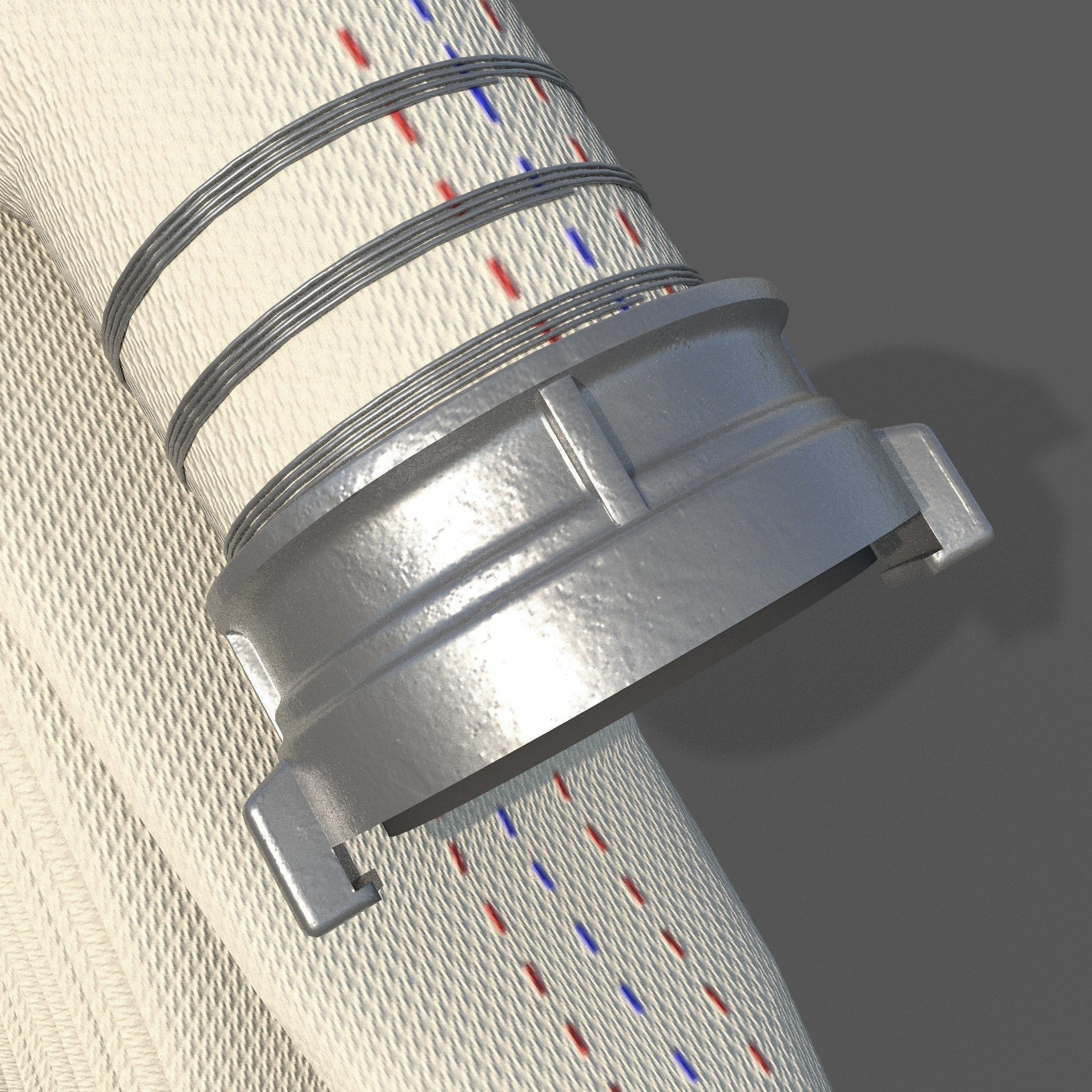 Fire hose 3D model_10
