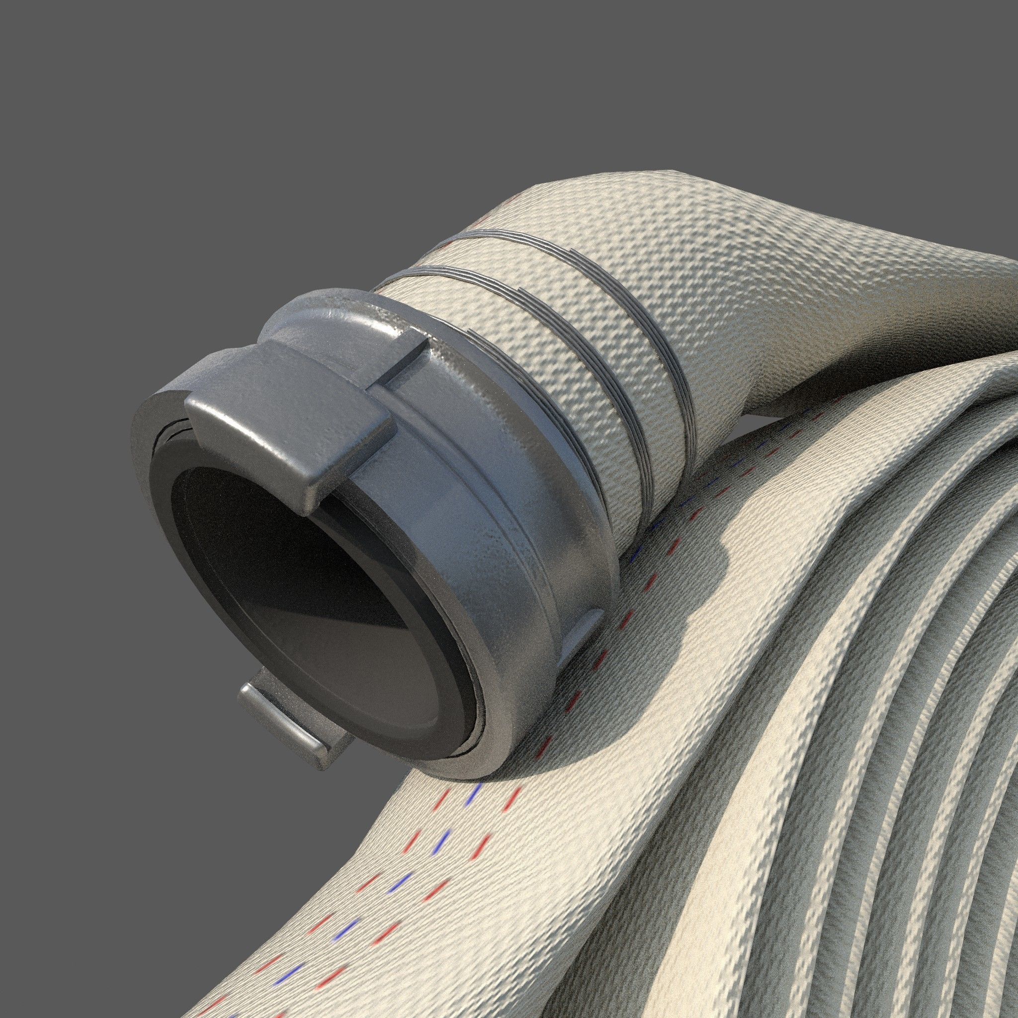 Fire hose 3D model_12