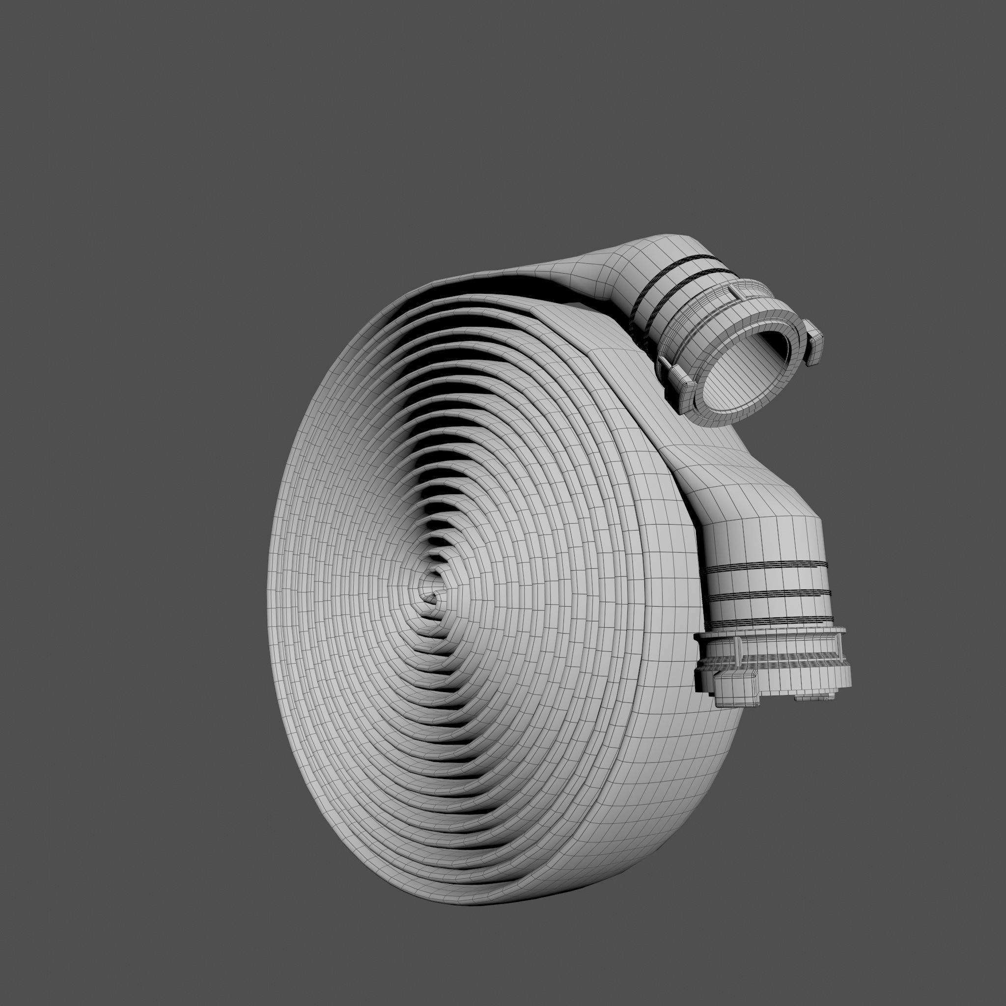 Fire hose 3D model_15