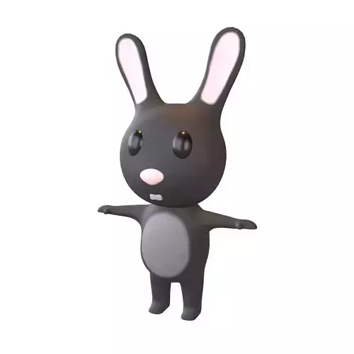 Cartoon Animals Rabbit Character v1 006