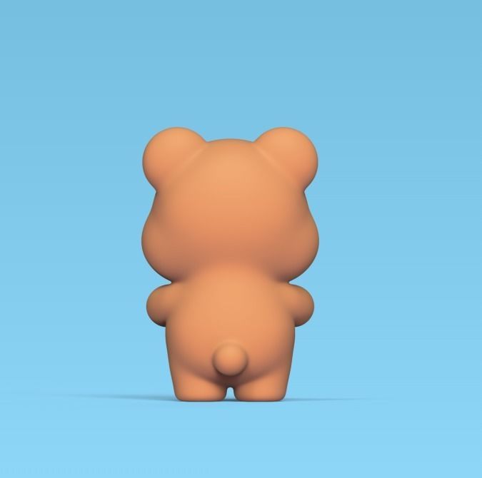 Bear Big Eyes 3D print model_3