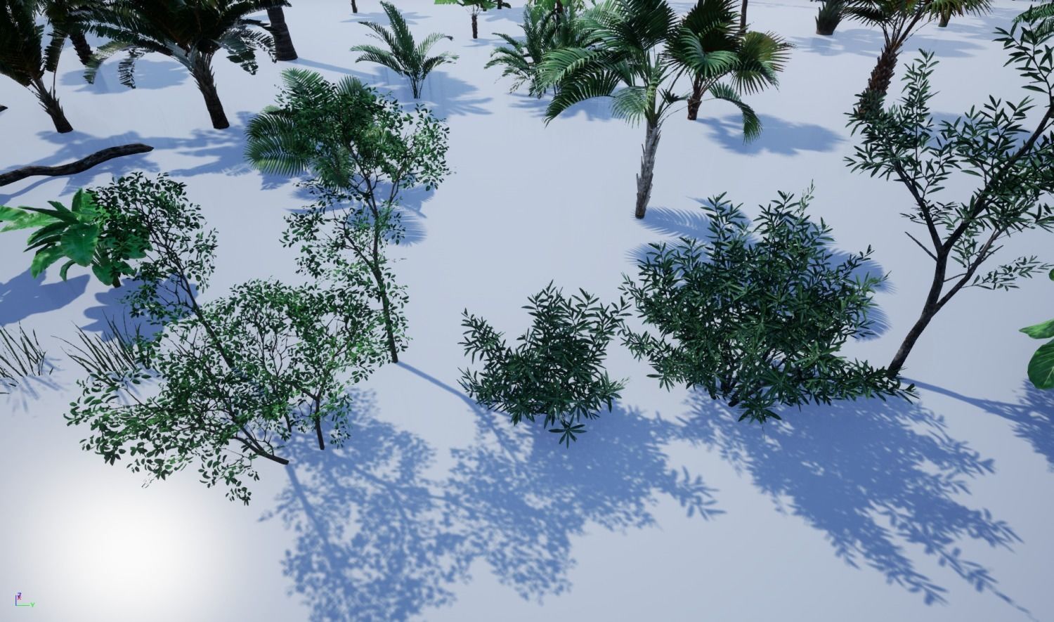 tropical forest pack for game ready Low-poly 3D model_35