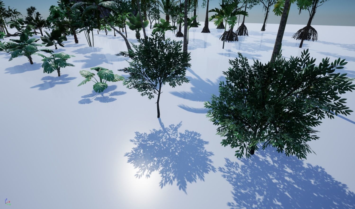 tropical forest pack for game ready Low-poly 3D model_12