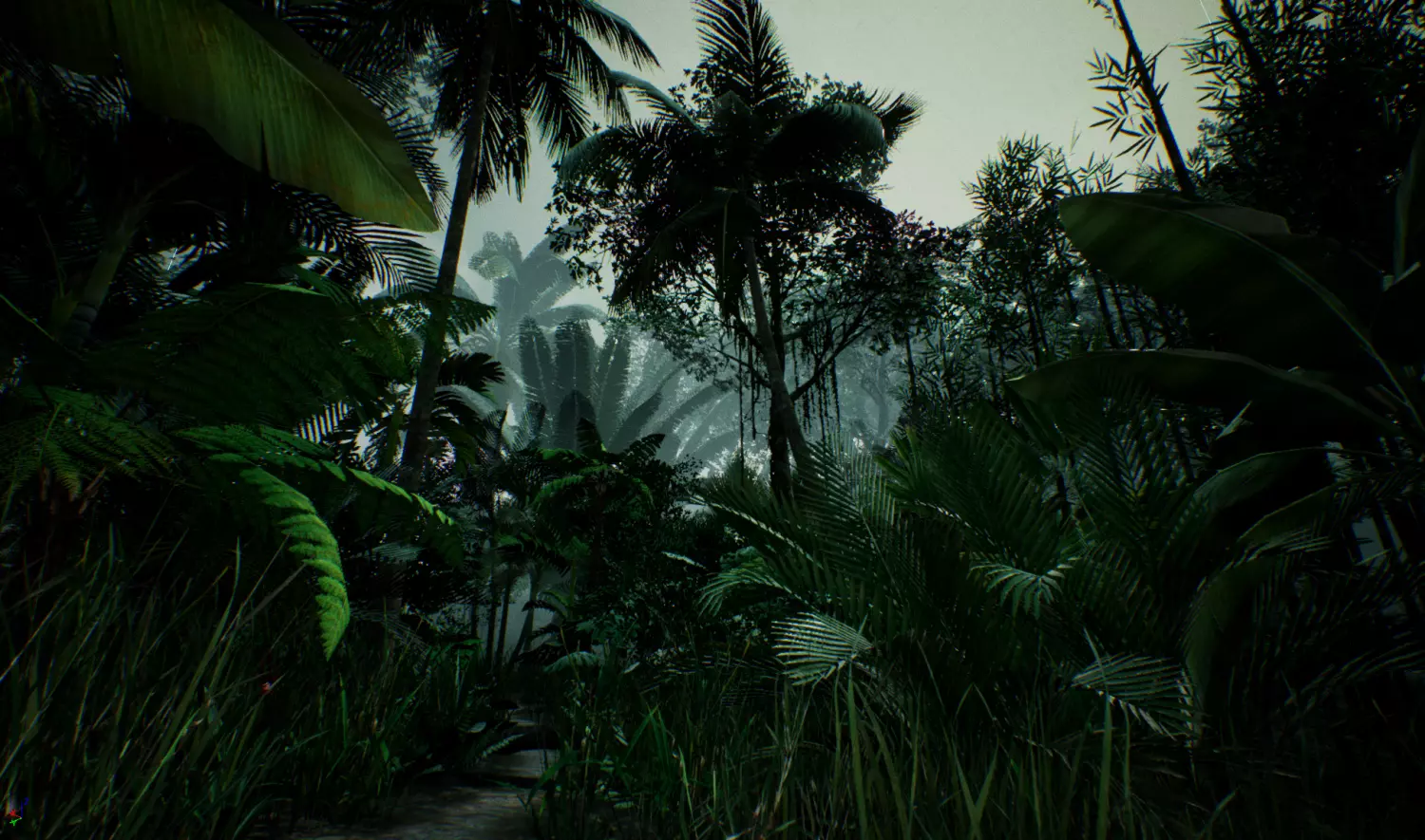 tropical forest pack for game ready Low-poly 3D model_0