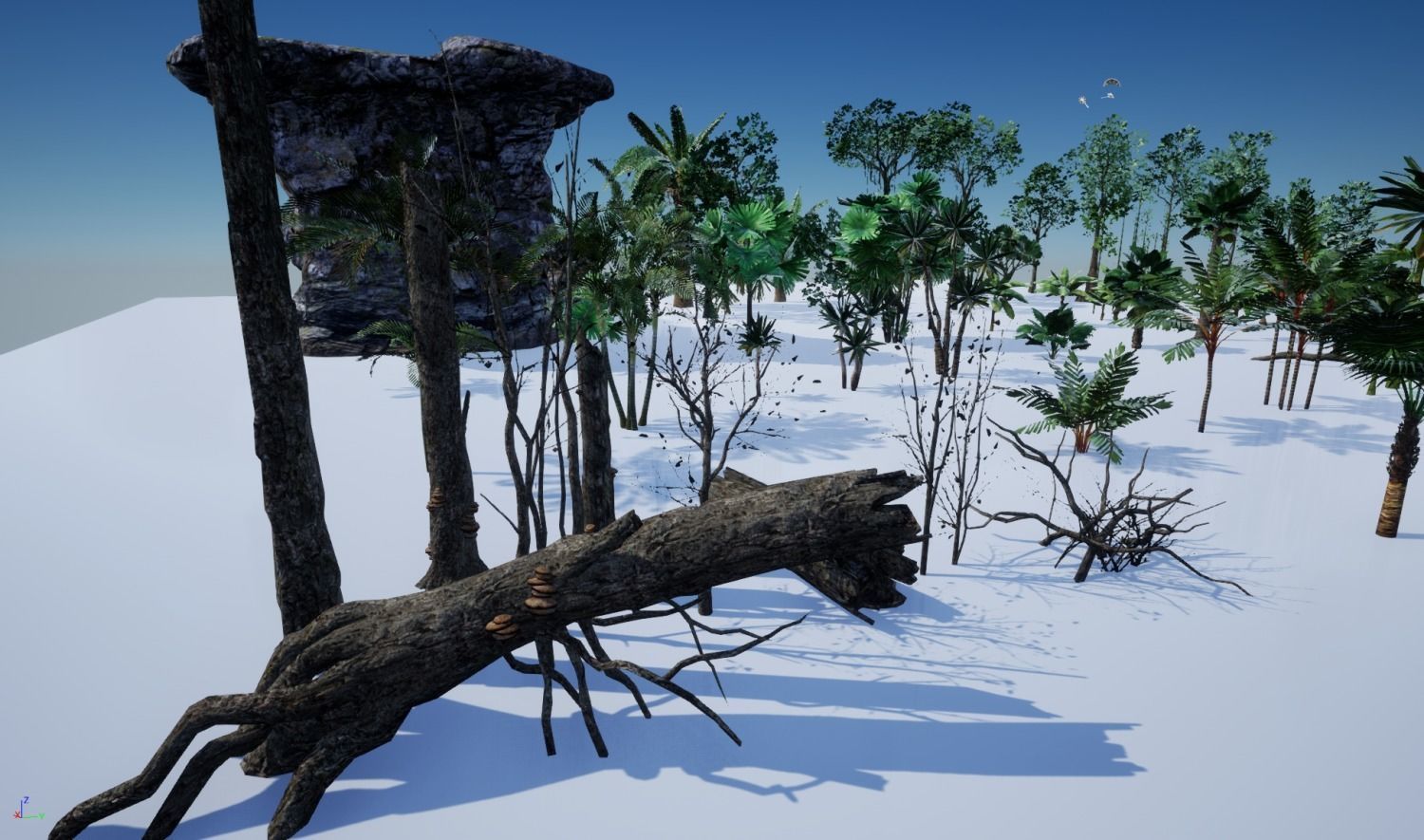 tropical forest pack for game ready Low-poly 3D model_30