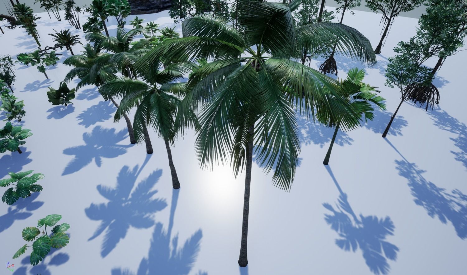 tropical forest pack for game ready Low-poly 3D model_13
