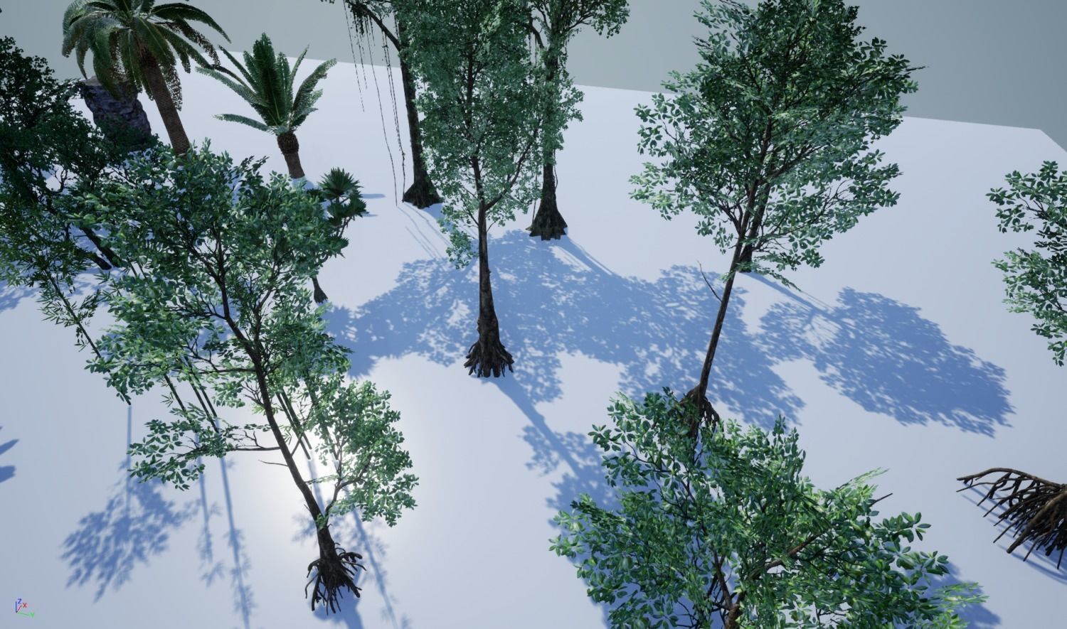 tropical forest pack for game ready Low-poly 3D model_24