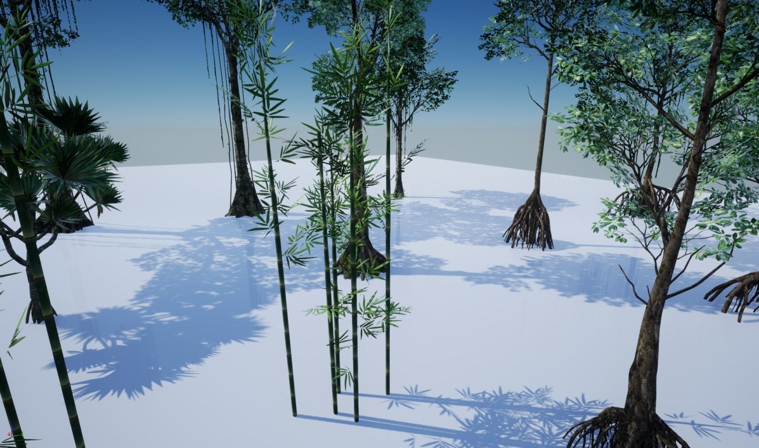 tropical forest pack for game ready Low-poly 3D model_25