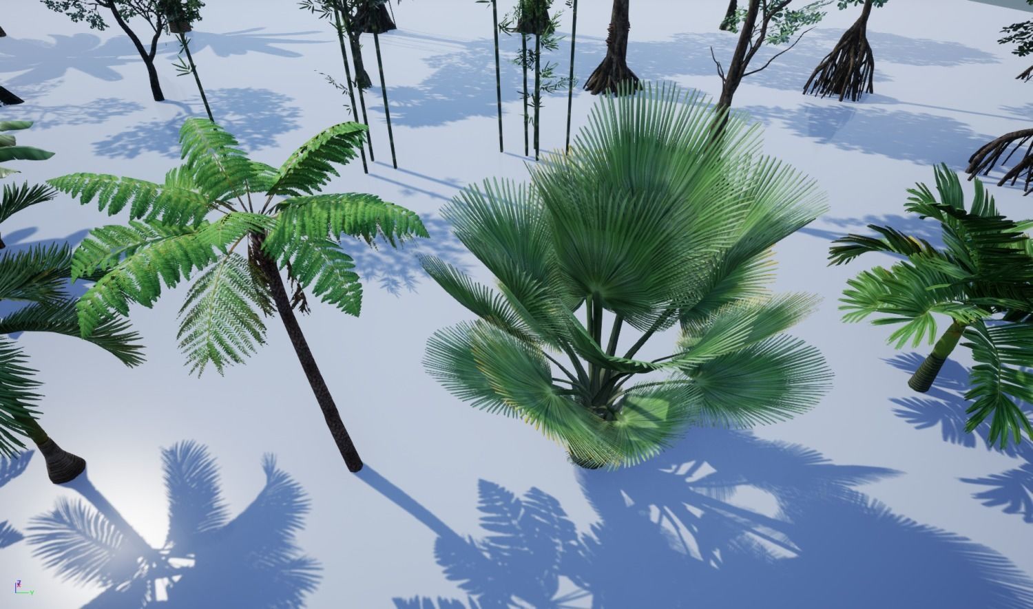 tropical forest pack for game ready Low-poly 3D model_21