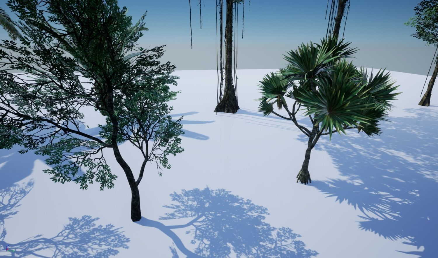 tropical forest pack for game ready Low-poly 3D model_26