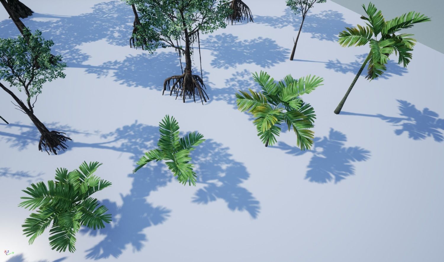 tropical forest pack for game ready Low-poly 3D model_22