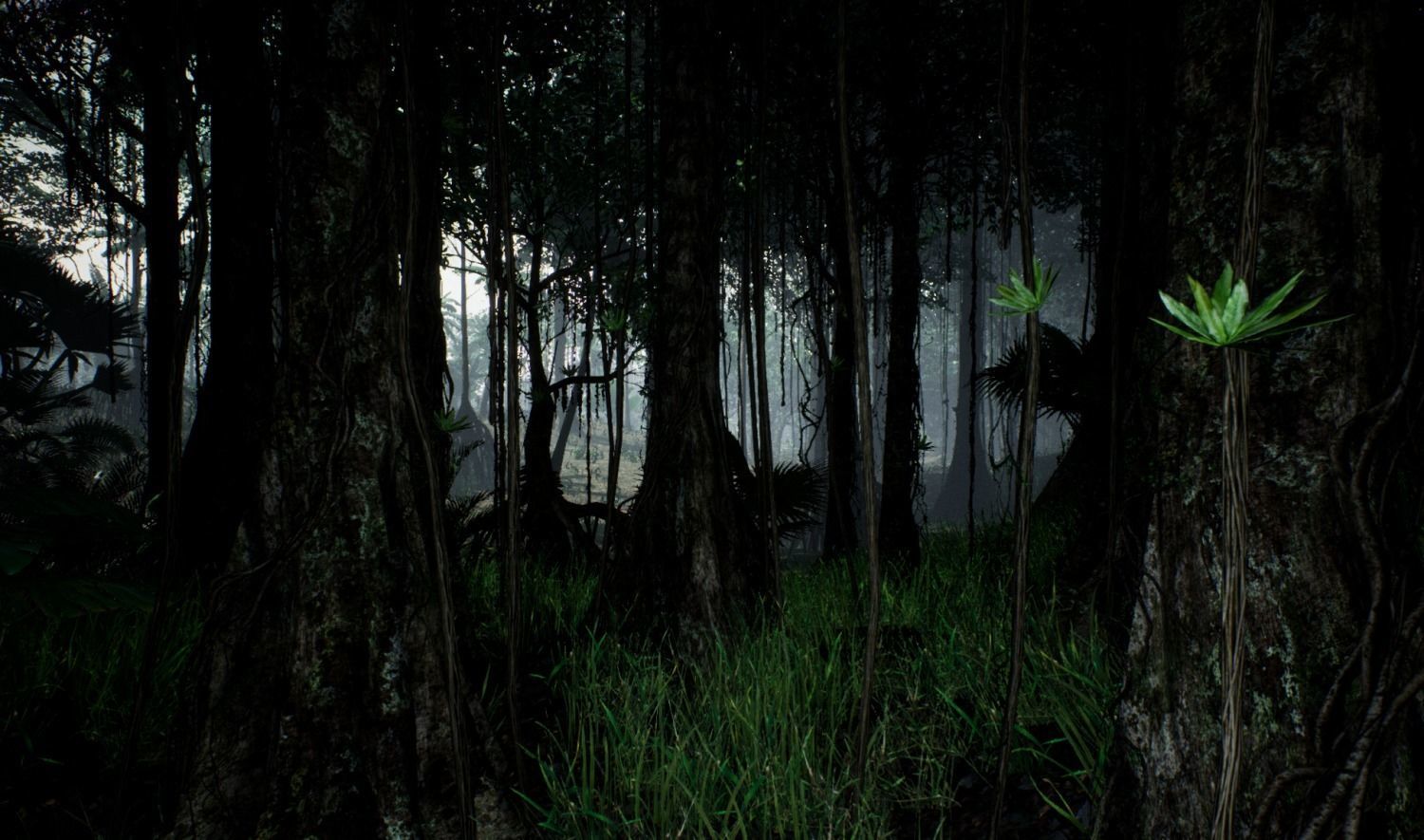 tropical forest pack for game ready Low-poly 3D model_8