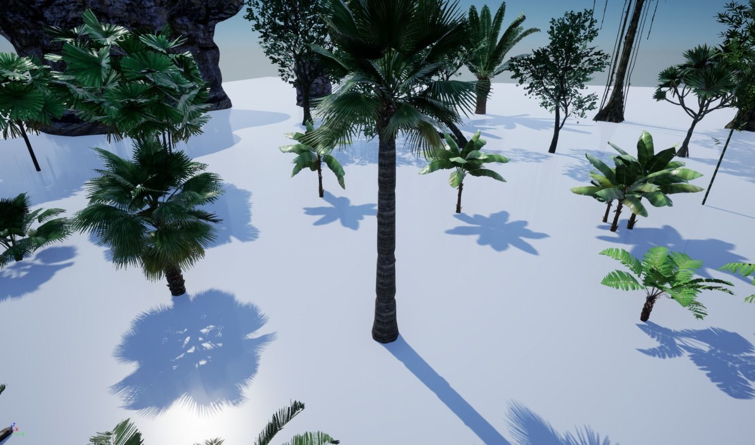 tropical forest pack for game ready Low-poly 3D model_19