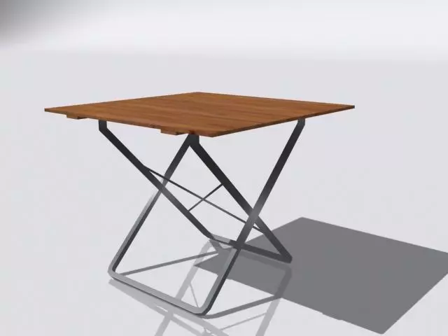 Table folding 3D model_0