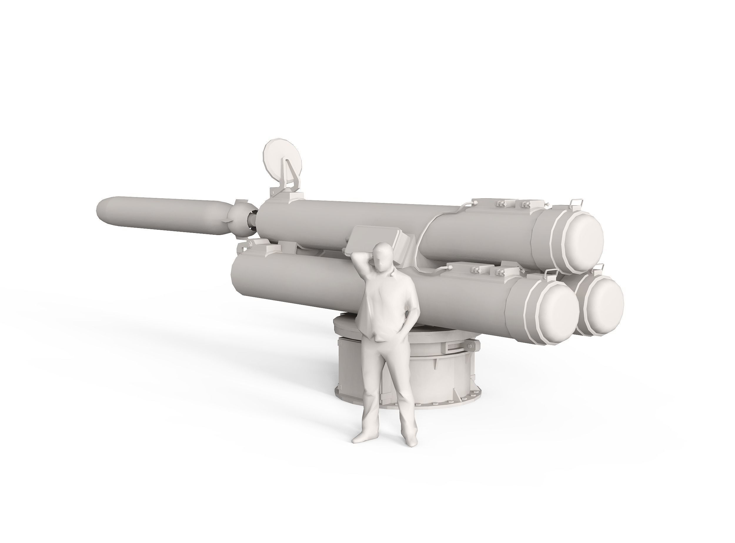 B515 3  ILAS 3 Torpedo Tubes 3D model_5