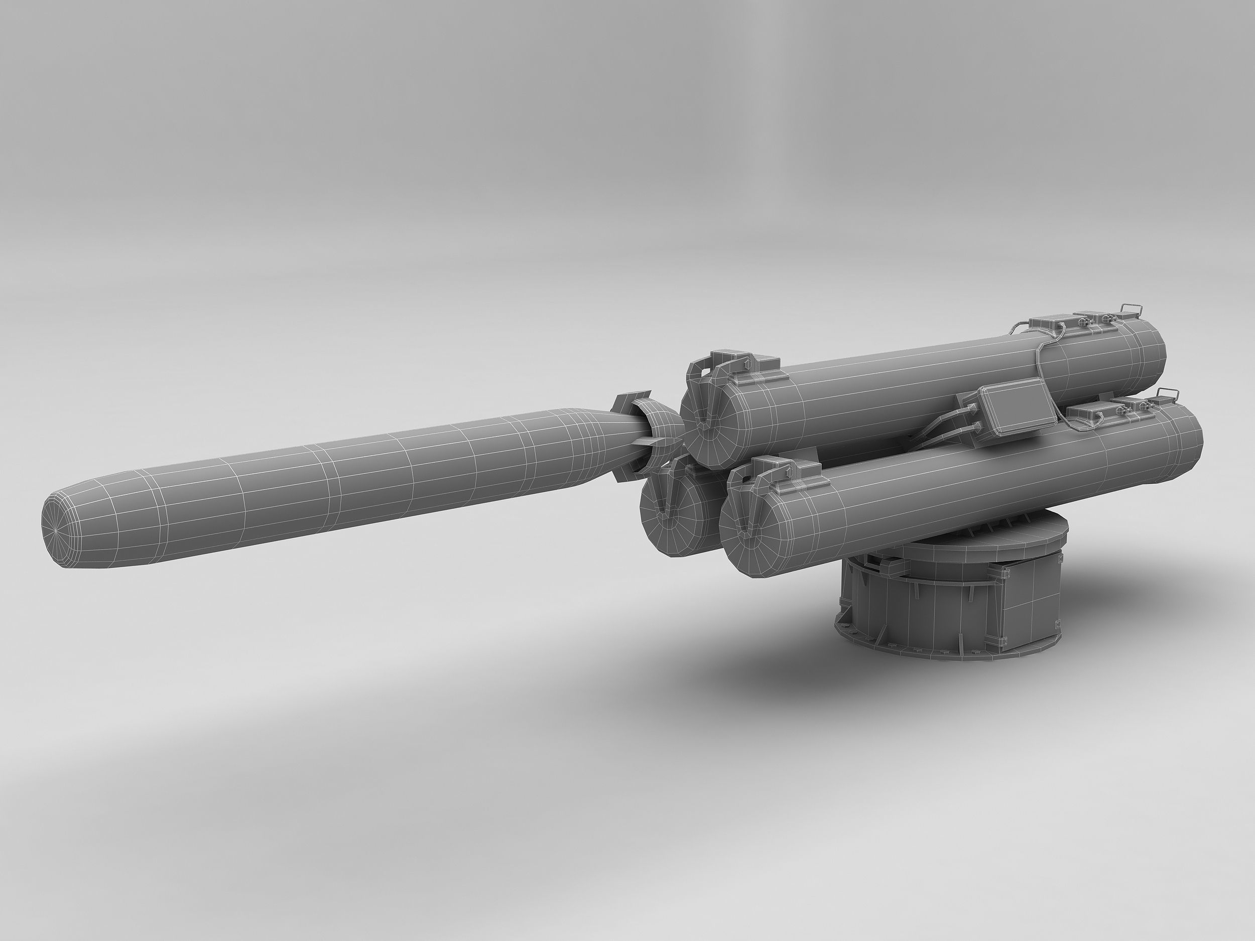 B515 3  ILAS 3 Torpedo Tubes 3D model_6