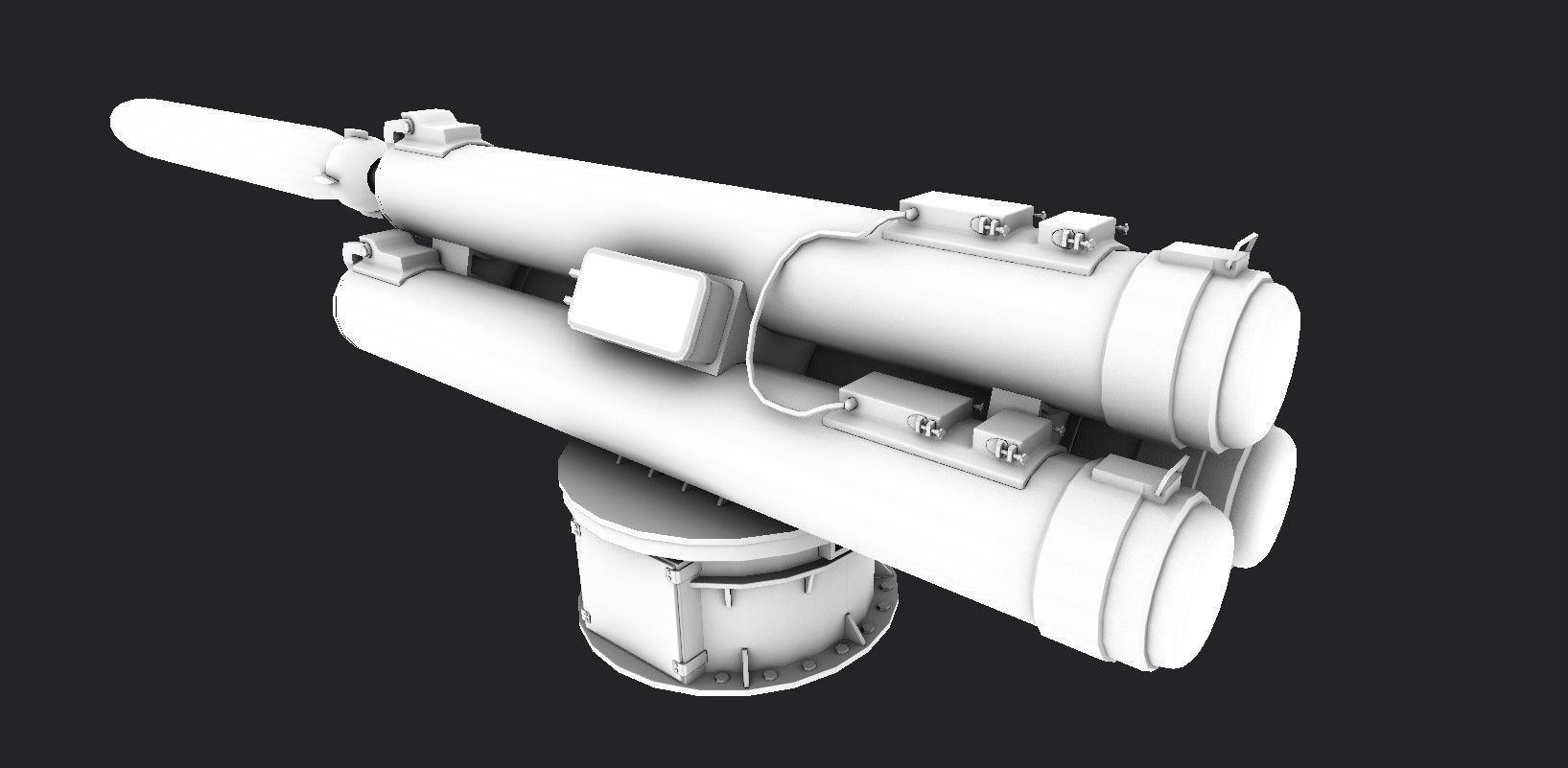 B515 3  ILAS 3 Torpedo Tubes 3D model_9