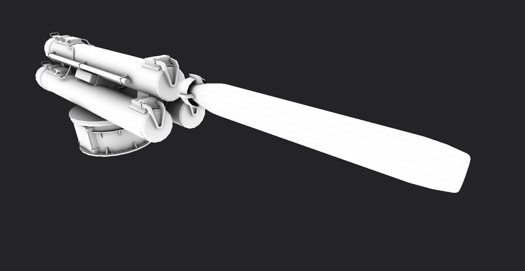 B515 3  ILAS 3 Torpedo Tubes 3D model_8