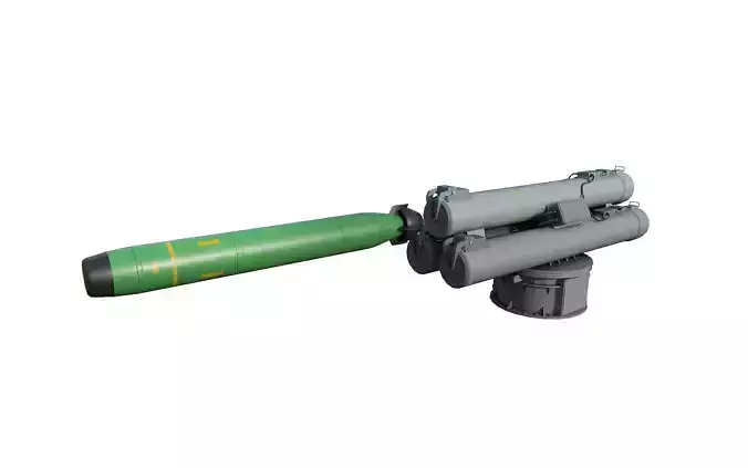 B515 3  ILAS 3 Torpedo Tubes 3D model
