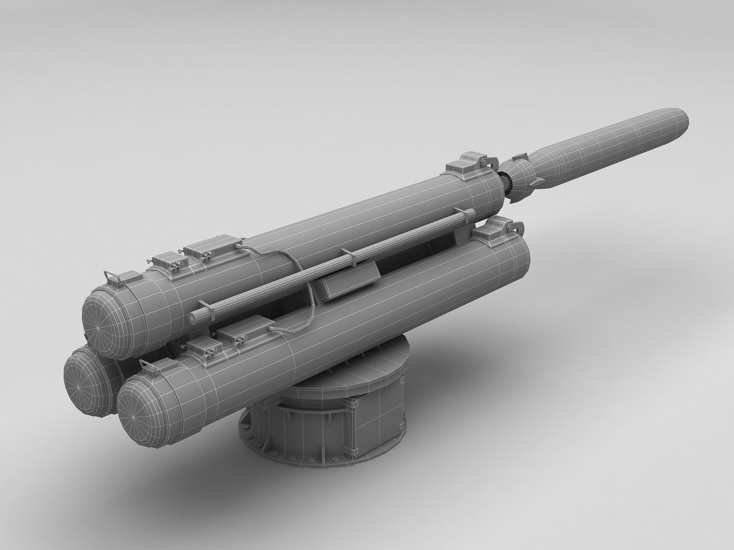 B515 3  ILAS 3 Torpedo Tubes 3D model_7