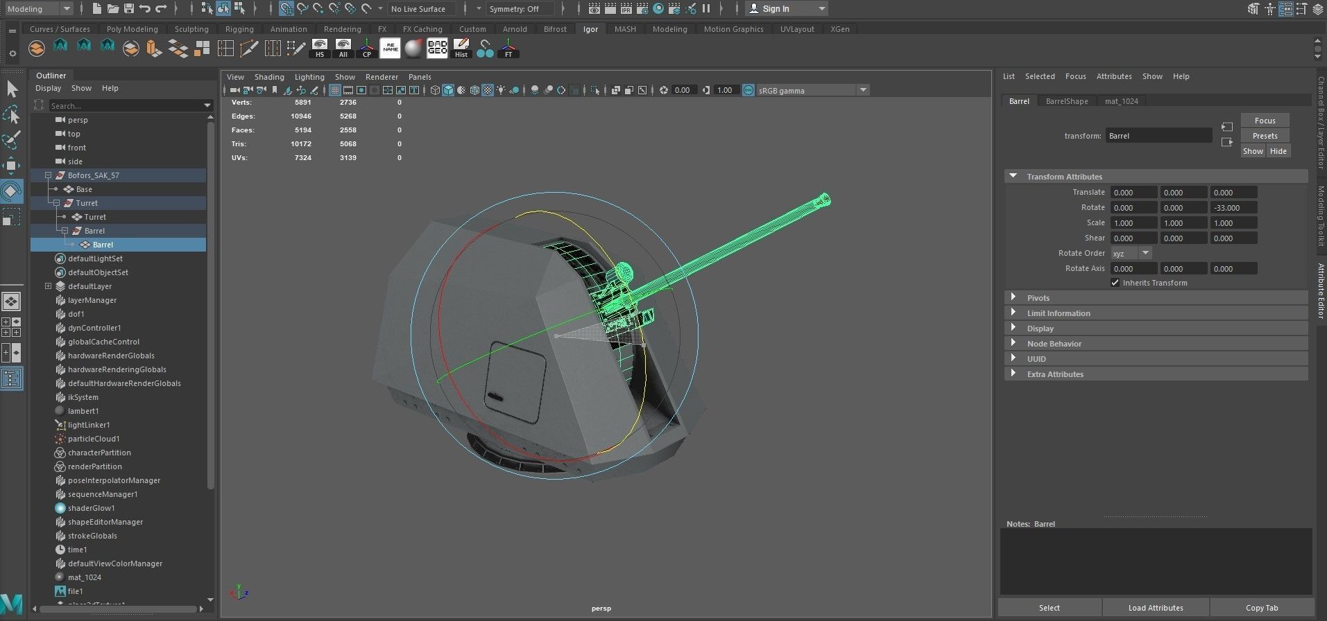 Bofors SAK 57 3D model_14