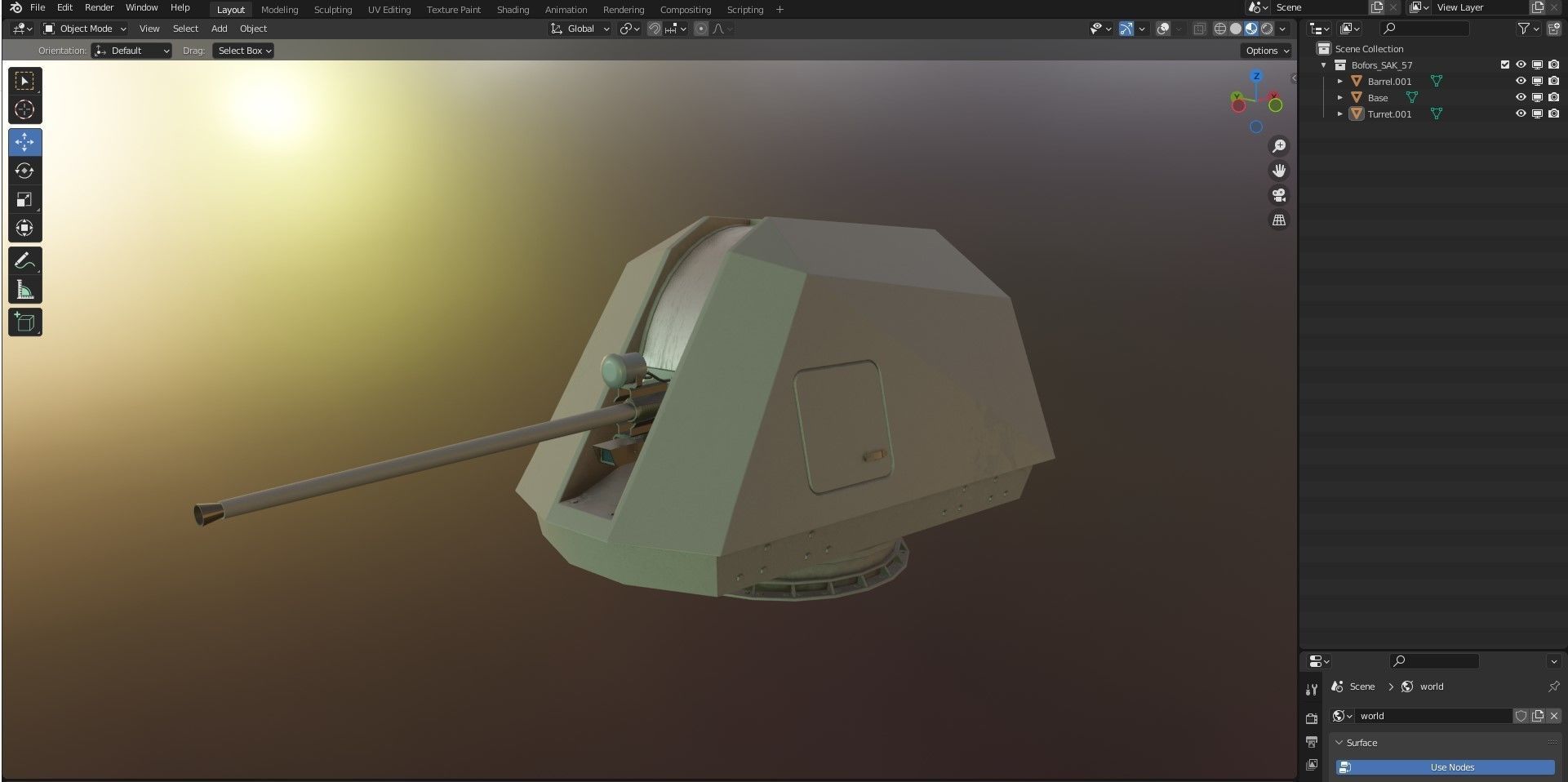 Bofors SAK 57 3D model_11