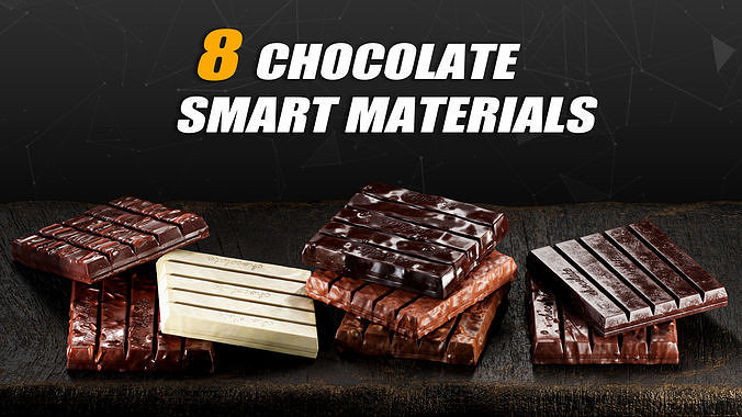 36 Food And Candy Smart Materials  3D model 6