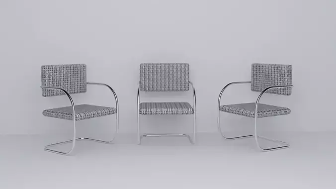 Modern 3d Chair Low-poly 3D model Modern 3d Chair Low-poly 3D model