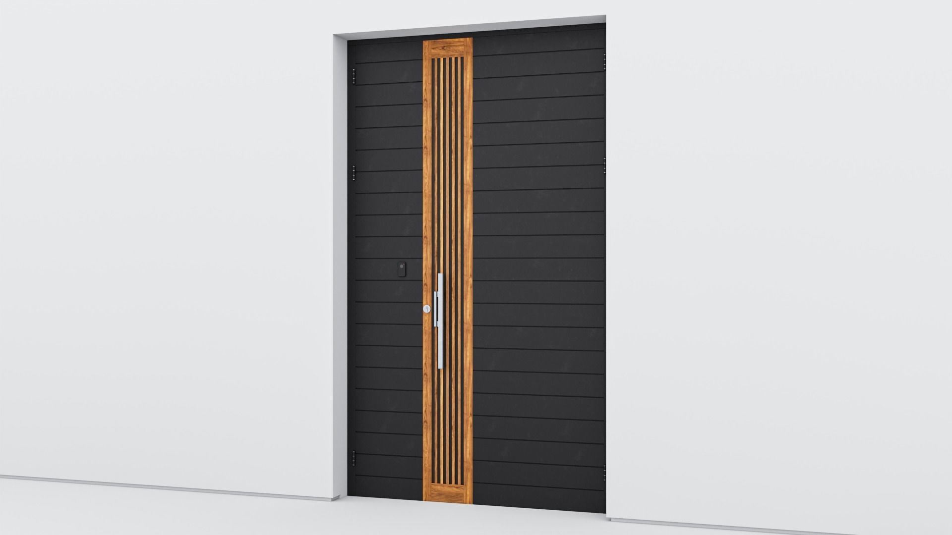 Aluminium door 77 3D model_2
