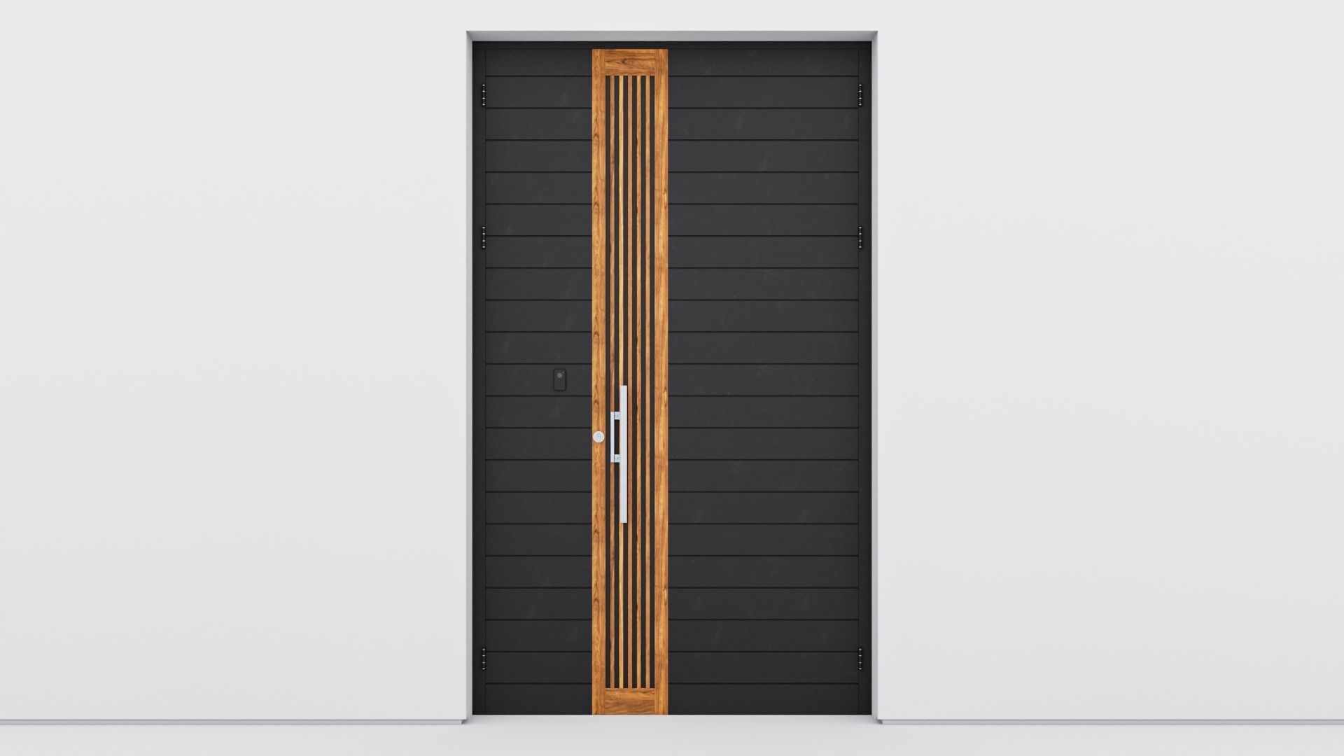 Aluminium door 77 3D model_1