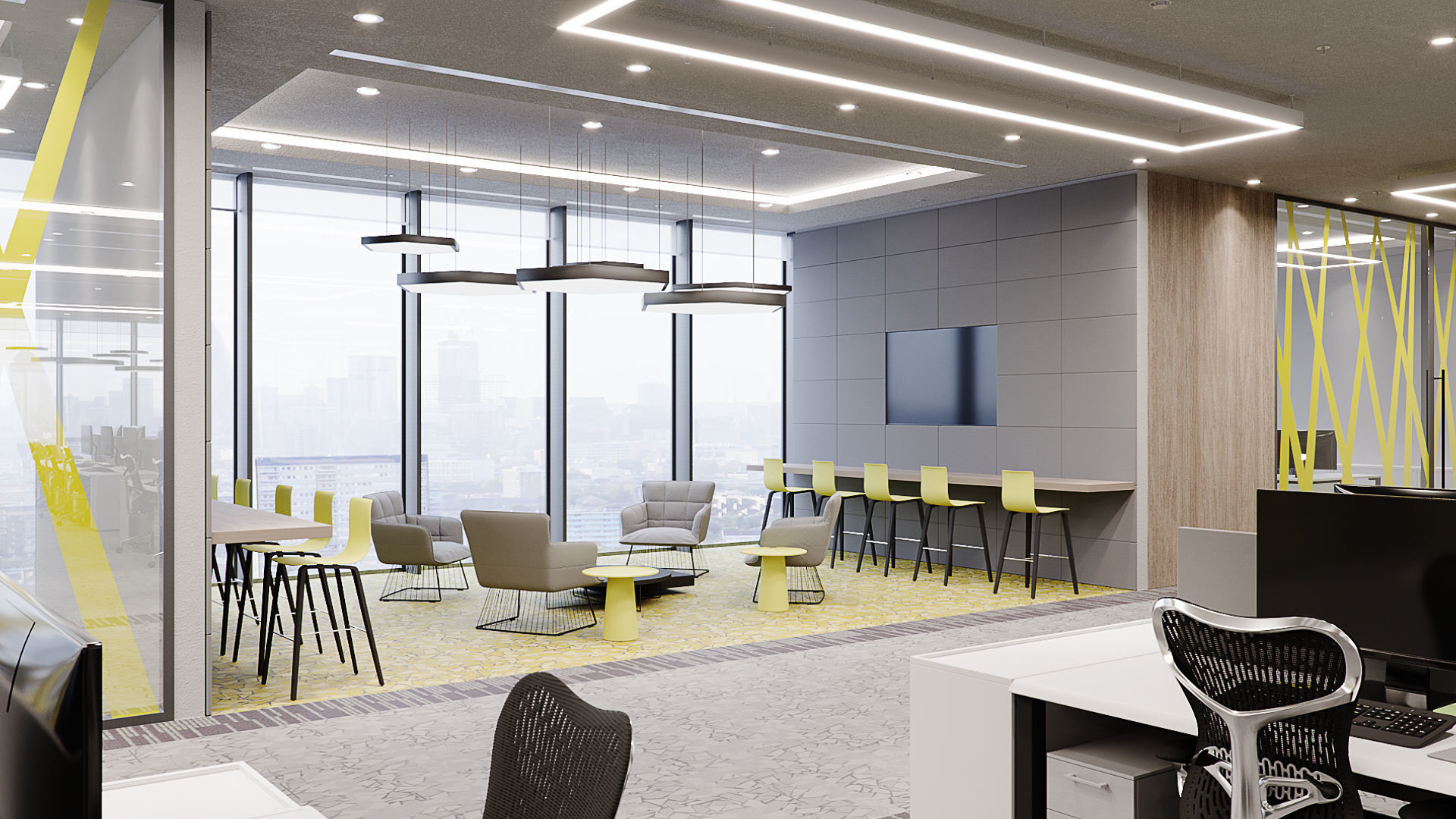 Corona - 3ds Max scene files - Office Space Interior  3D model_4