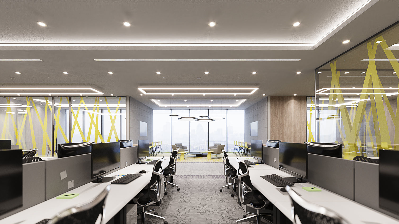 Corona - 3ds Max scene files - Office Space Interior  3D model_1