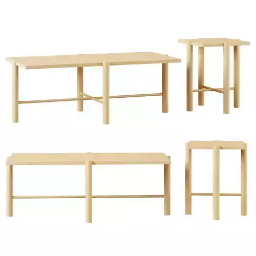 Jo Wood Table by Crate and Barrel