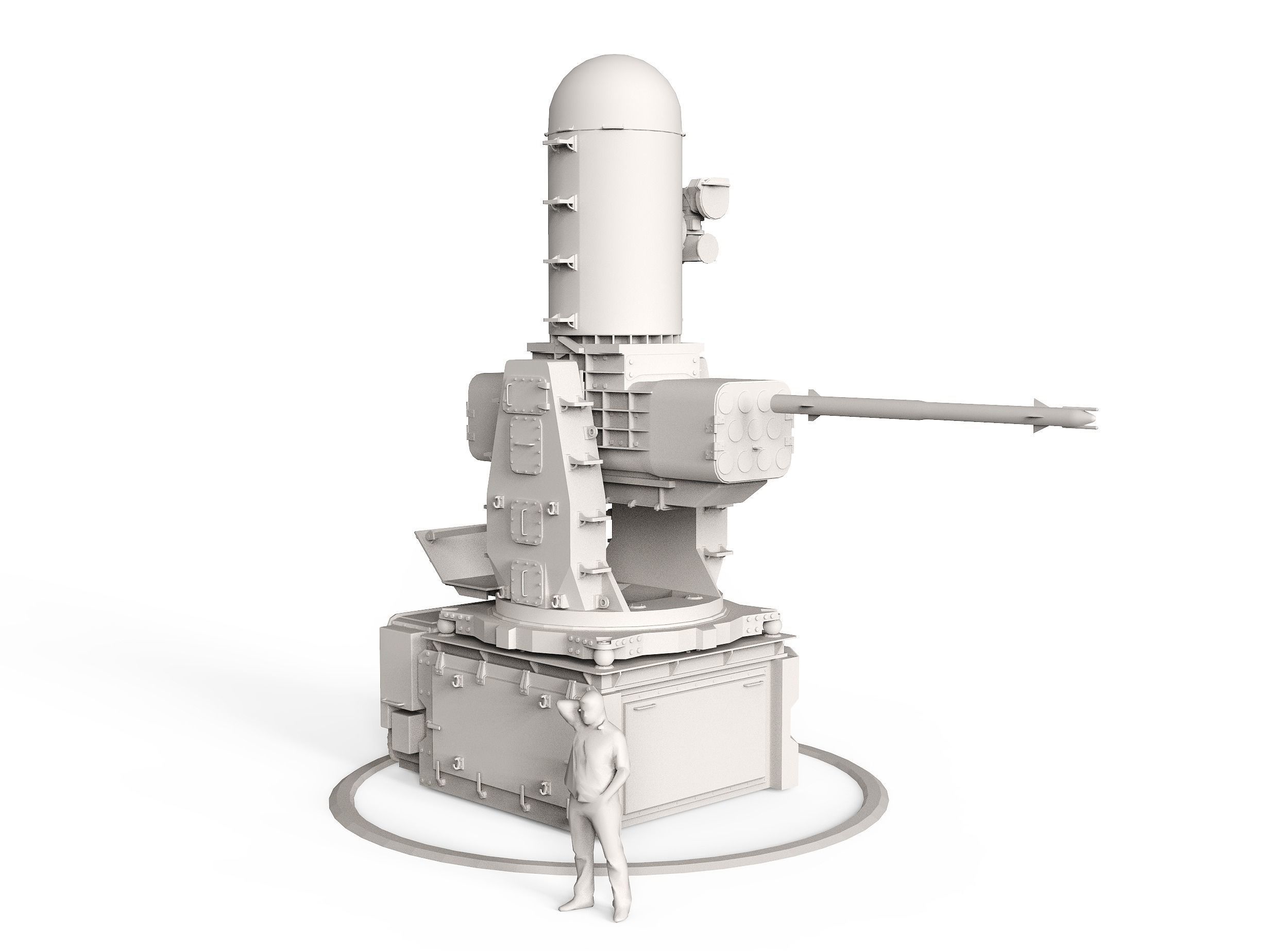 Mk 15 Mod 31 SeaRAM 3D model_6