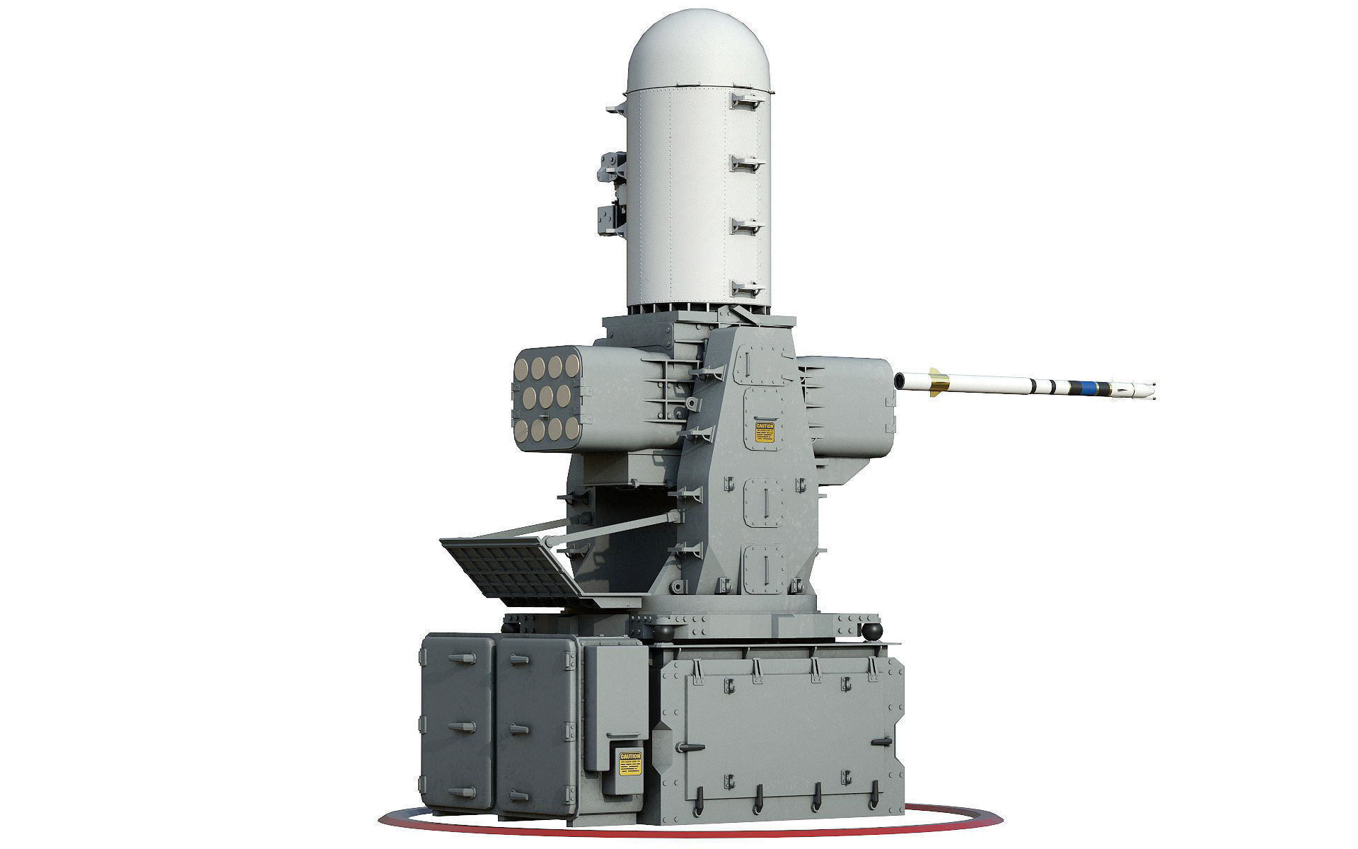 Mk 15 Mod 31 SeaRAM 3D model_5