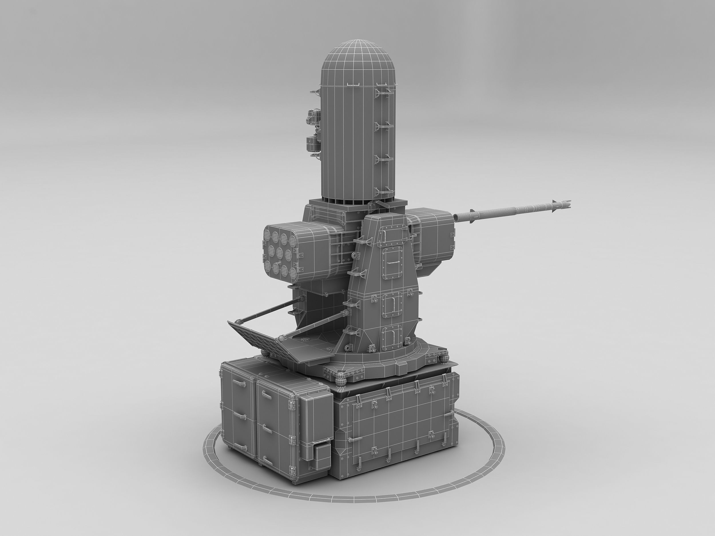 Mk 15 Mod 31 SeaRAM 3D model_9